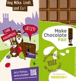 Make Chocolate Fair!-Kampagnen Flyer